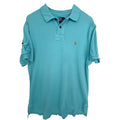 Polo Ralph Lauren Polo Shirt Mens XL Aqua Blue Custom Fit Pony Logo