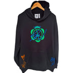 adidas Men's Black adidas Adventure Hoodie — front view