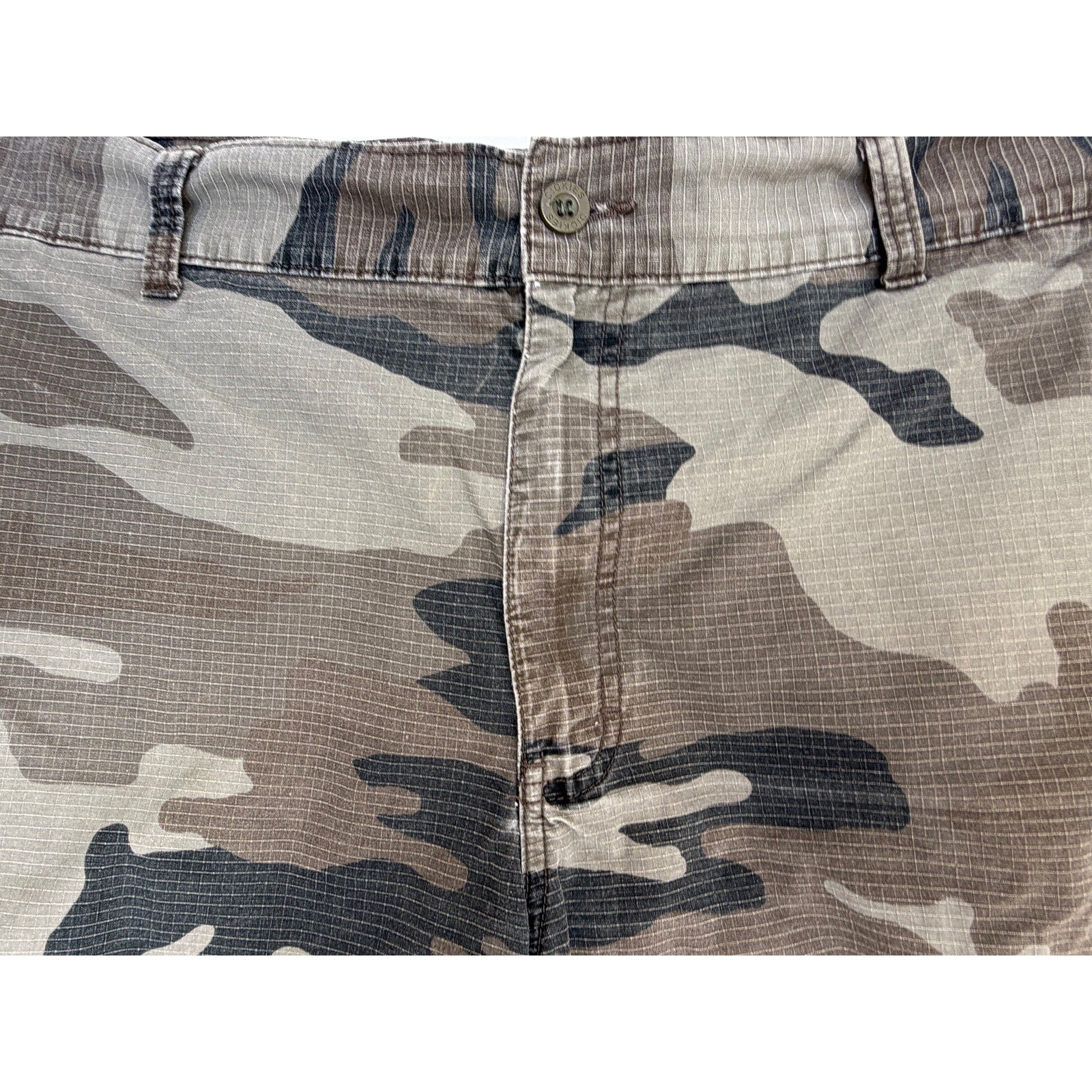Dickies Cargo Shorts Mens 40 Camo Ripstop Workwear Military Utility Shorts
