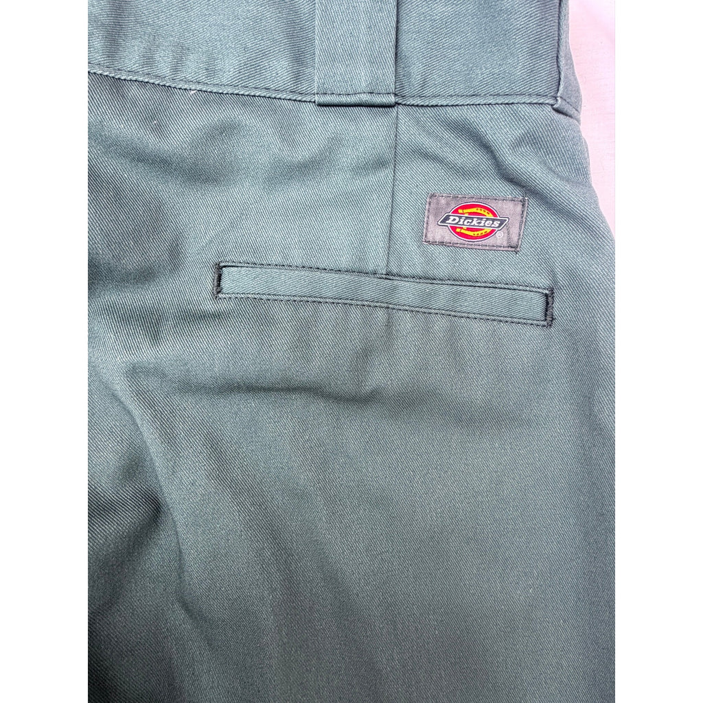 Dickies Mens Pants 34x32 Green Original Fit Workwear Straight Leg Chinos