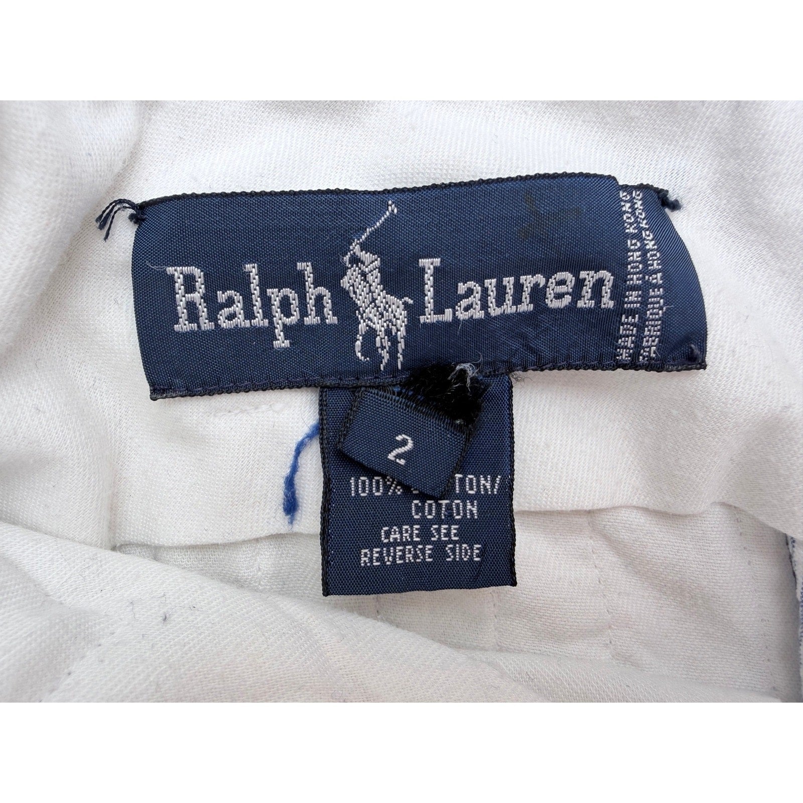 Ralph Lauren Skirt Womens Size 2 Blue White Seersucker Striped Mini Skirt