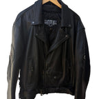 Leather Mill Western Biker Leather Jacket Mens 46