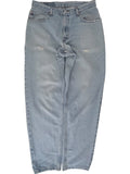 Levi's Men's Light Blue 560 Loose Fit Tapered Leg Jeans — front view