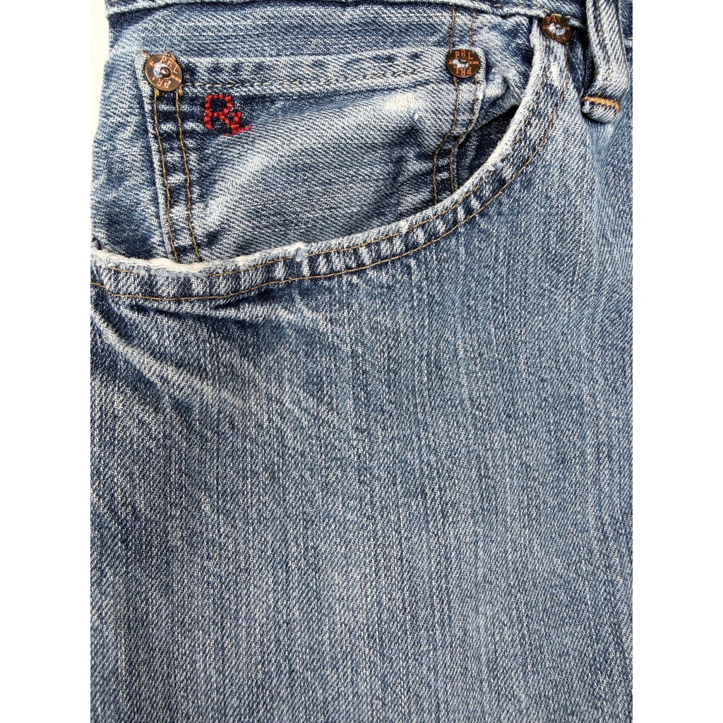 Polo Ralph Lauren Jeans Mens 34x30 Light Wash Straight Leg Denim Pants