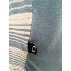 Oakley Blue Gray Striped V Neck T Shirt Mens Medium - product photo 5