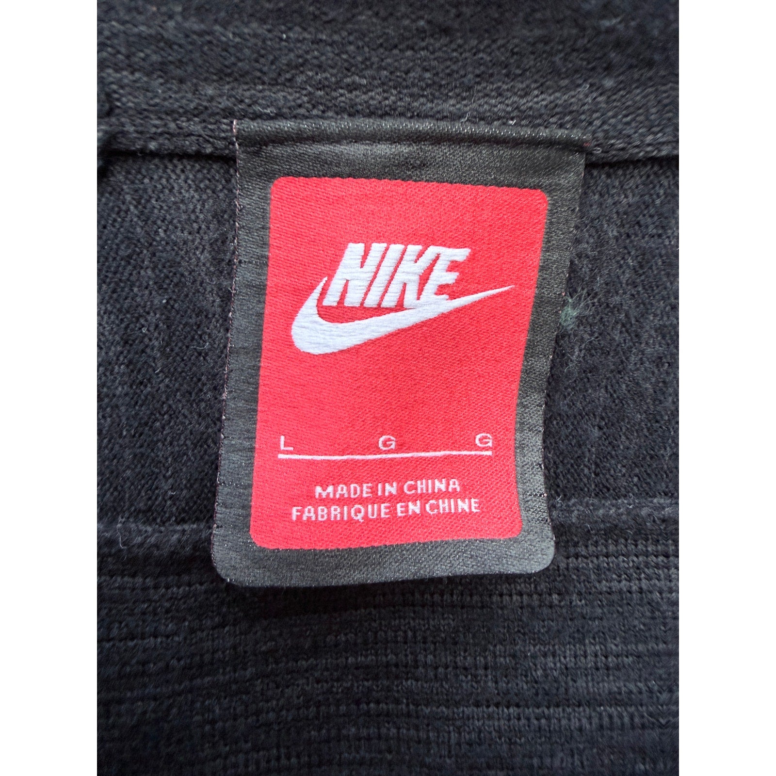 Nike Full Zip Hoodie Womens Large Black Tech Fleece Style Athletic Jacket