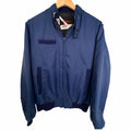 Vintage Wiman Bomber Jacket Mens M Blue Union Made USA