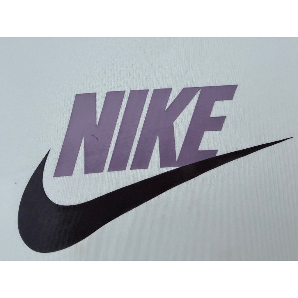 Nike Crewneck Sweatshirt Womens XL Mint Green Purple Logo Pullover