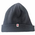 Fjallraven Tab Hat Dark Gray Rib Knit Beanie One Size Sweden Flag