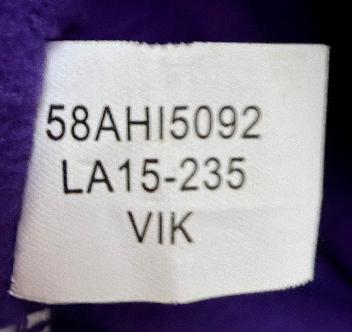 NFL Men's Purple Minnesota Vikings Colorblock Full-Zip Fleece Jacket — view 5