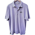 TravisMathew WP Logo Golf Polo Shirt Mens Large Purple Performance Polo