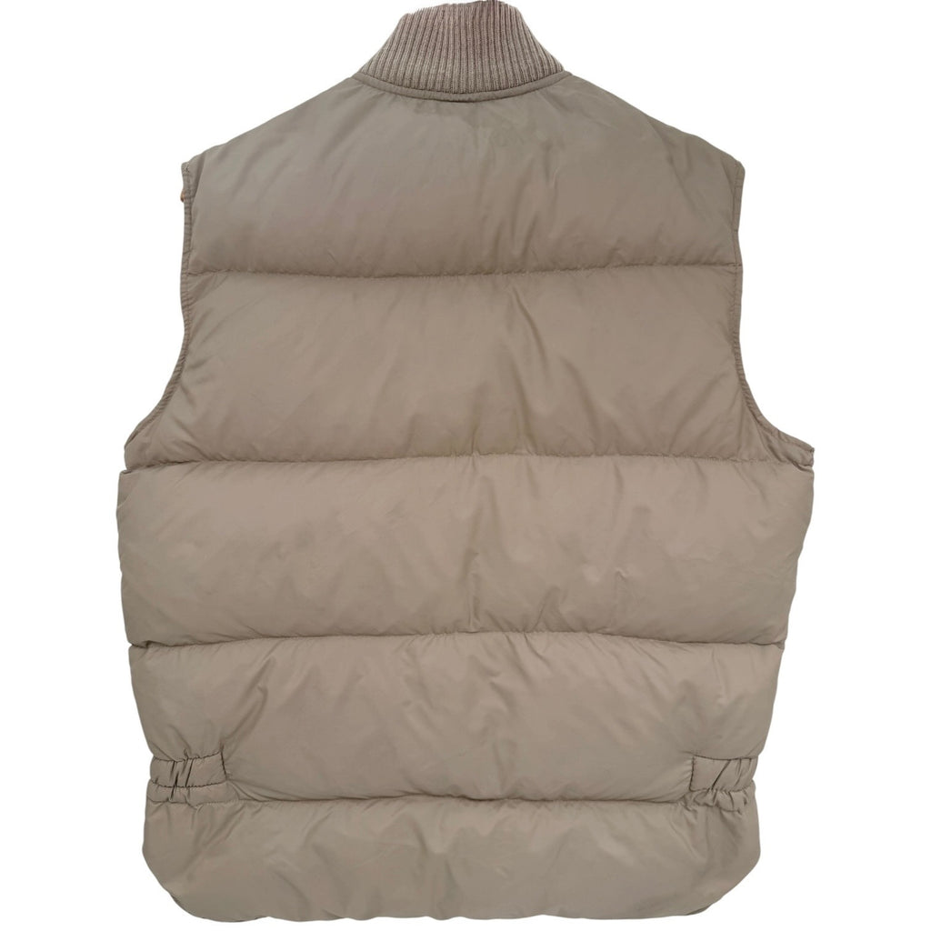 Walls Blizzard Pruf Down Puffer Vest Mens 44 Regular Beige USA Made Vintage