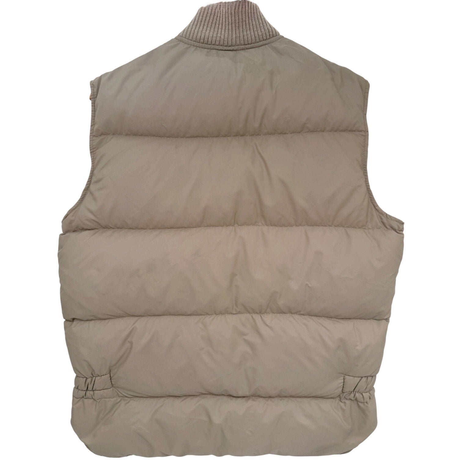 Walls Blizzard Pruf Down Puffer Vest Mens 44 Regular Beige USA Made Vintage