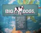 Big Dogs Men's Blue Button-Up — brand label