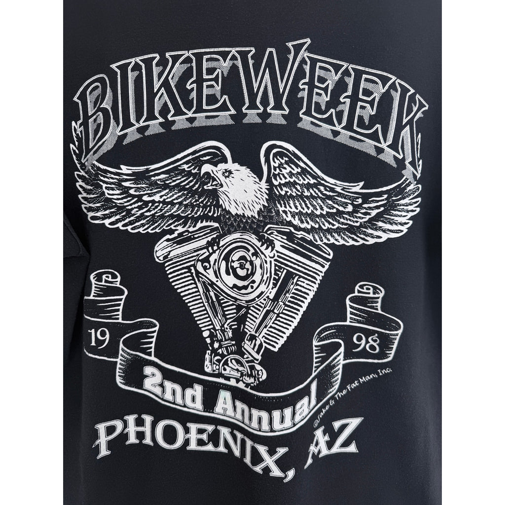 Vintage Arizona Bike Week 1998 T Shirt Mens Large Black Eagle Biker Phoenix AZ