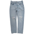 Levis 501 Jeans Womens Size 30x30 Light Wash Distressed Denim Pants
