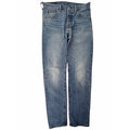 Levi's 501 Slim Taper Jeans Mens 29x30 Blue Distressed