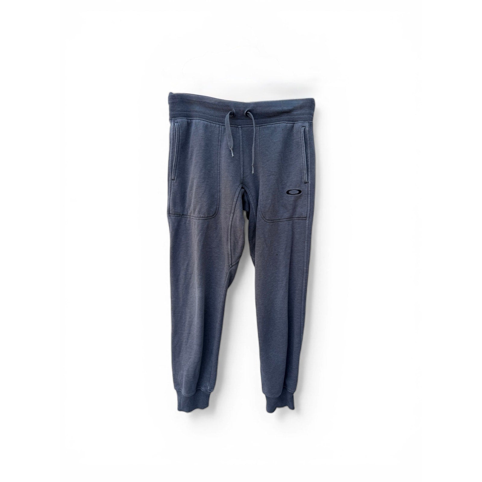 2000s Oakley Fleece Jogger Sweatpants Mens Small Gray Athletic Logo