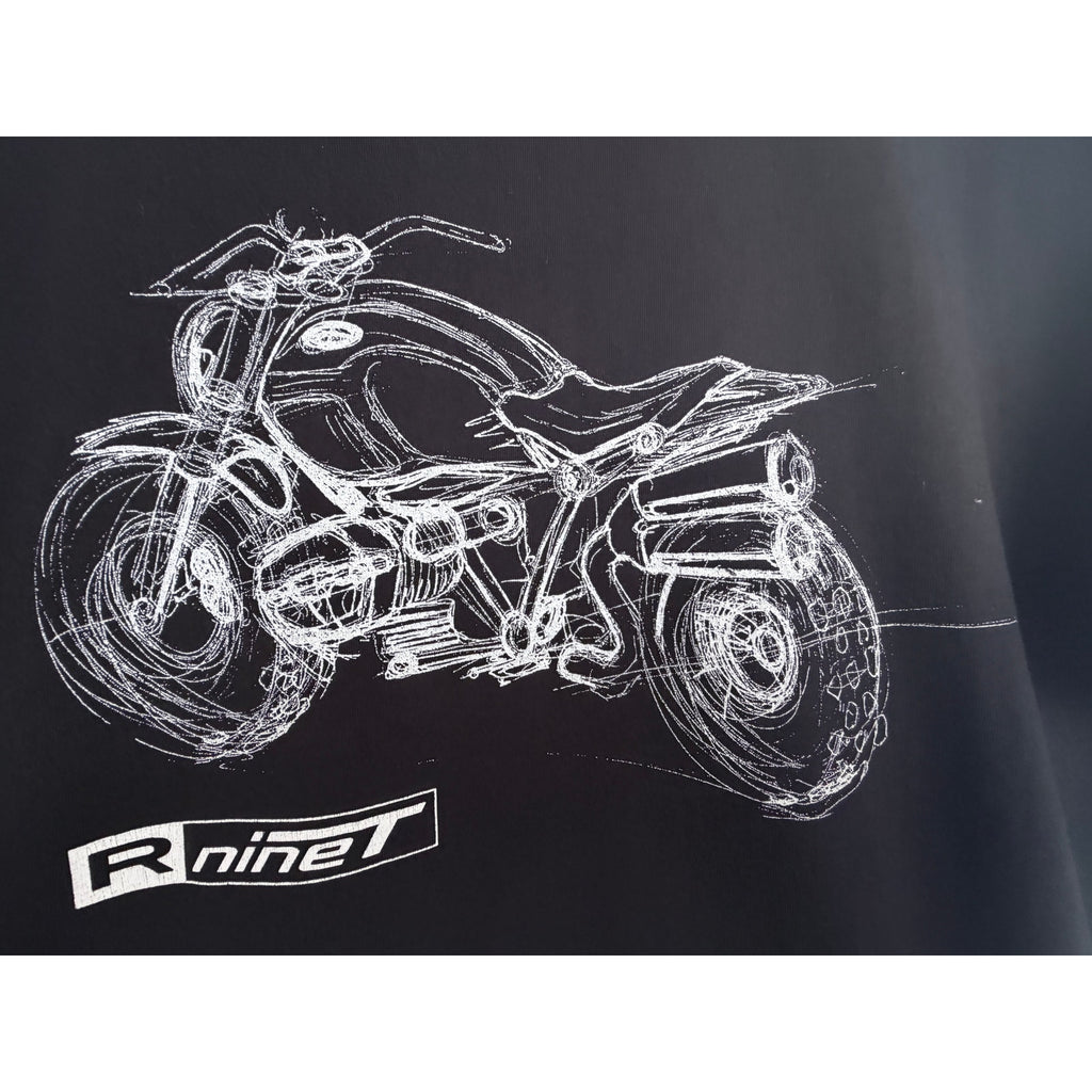 BMW Motorrad R nineT T Shirt Mens XL Black Motorcycle Graphic Short Sleeve