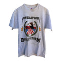 Vintage 1991 Desert Storm Eagle Shirt Mens L Military USA Graphic Single Stitch