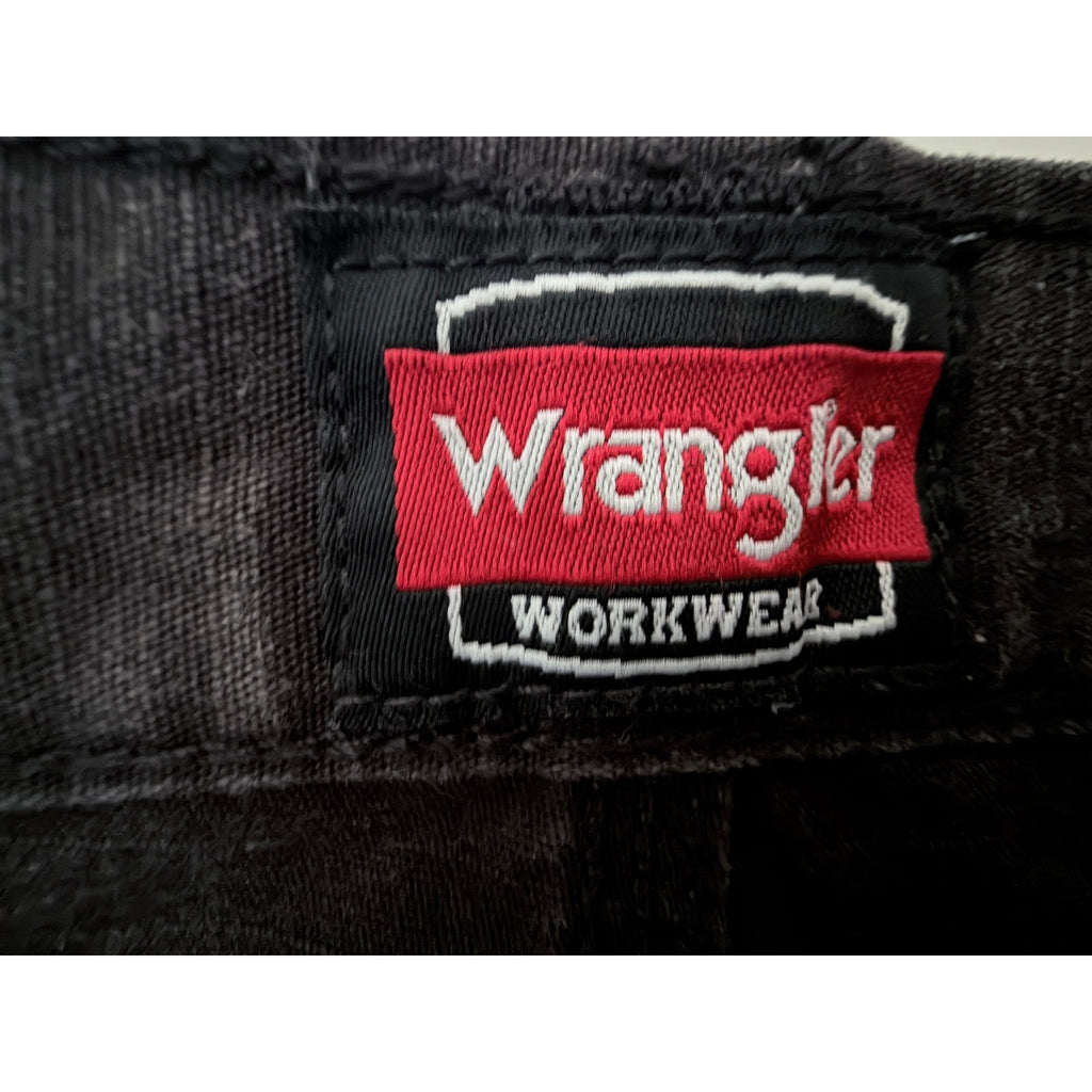 Wrangler Workwear Cargo Carpenter Pants Men's 32x32 Black Utility Work