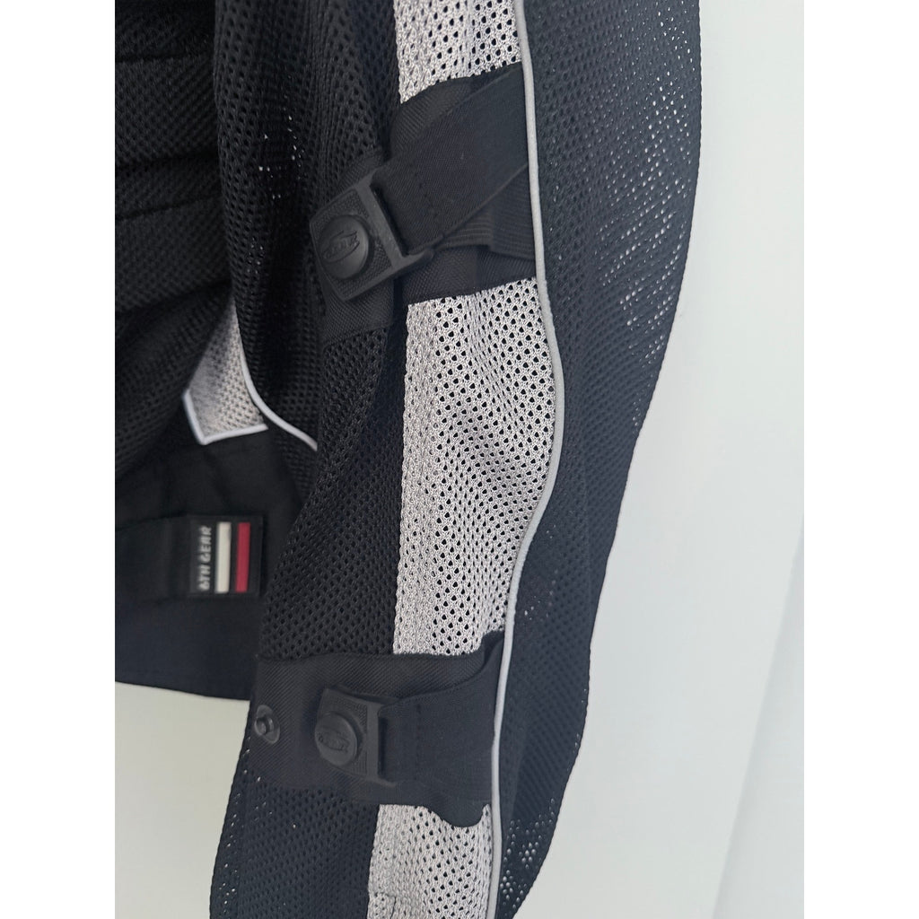 ProStreet Mens 3XL Motorcycle Jacket Black White Mesh CE Armor Riding Coat 52