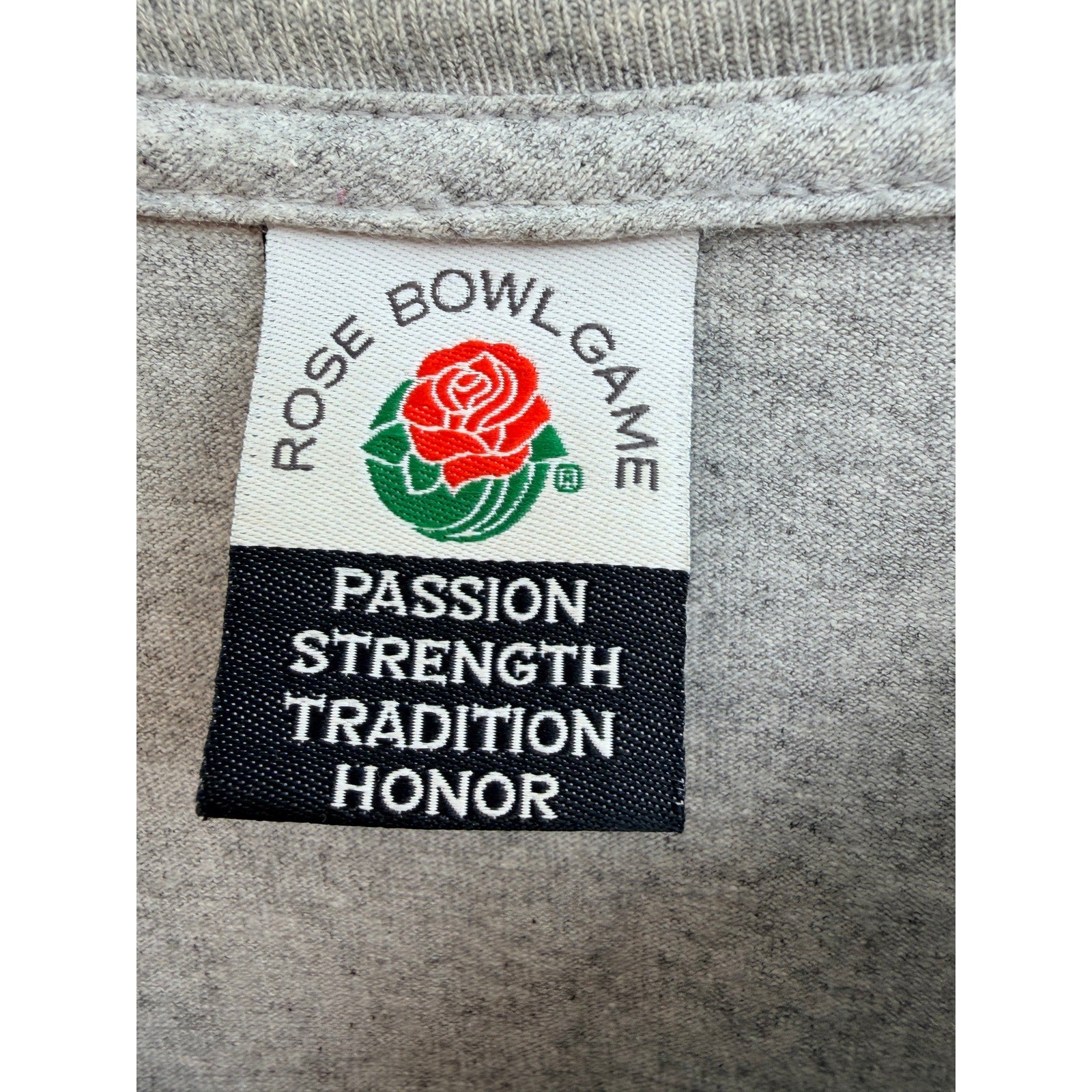 Rose Bowl 2013 Wisconsin vs Stanford T Shirt Mens XXL Gray Football Graphic Tee