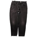 Levis 560 Loose Fit Jeans Mens 38x32 Black Wash Tapered Leg Denim