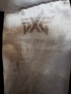 PXG Men's Black Crewneck Striped Sweatshirt — fabric content tag