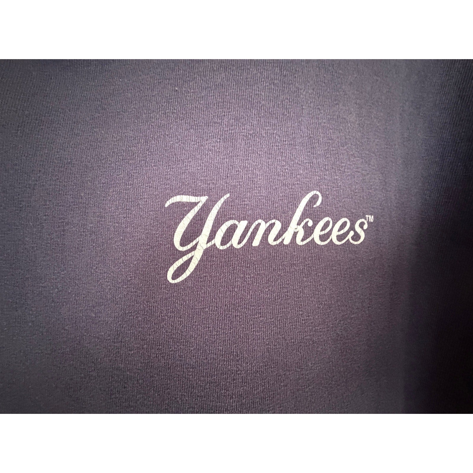 Majestic New York Yankees T Shirt Mens 2XL Blue MLB Graphic Logo additional view 5