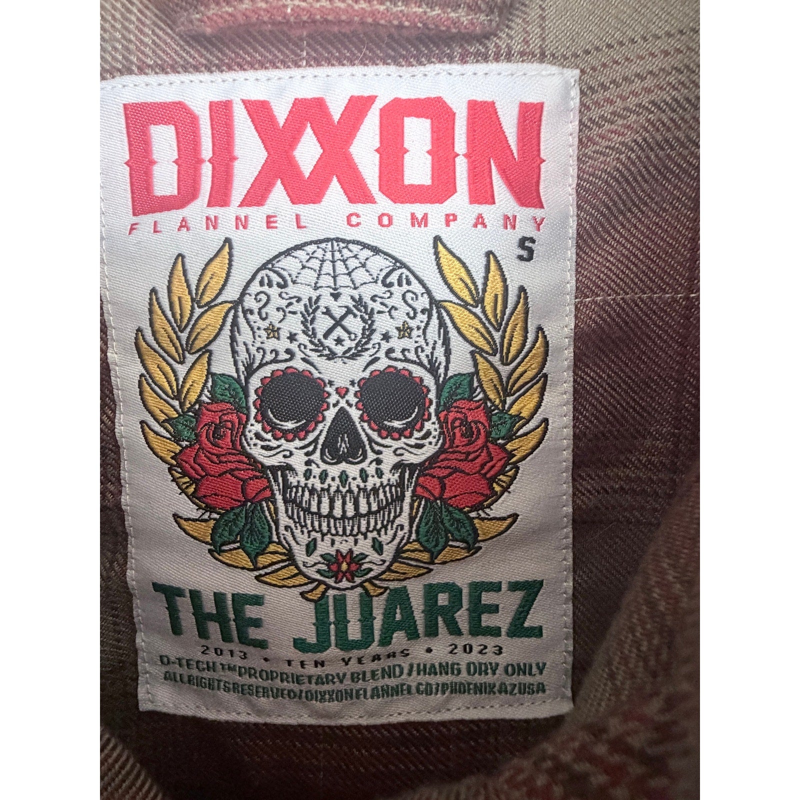 Dixxon The Juarez Flannel Shirt Womens Small Plaid Snap Front