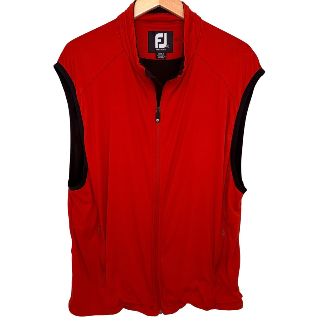 FootJoy Men's Red DryJoys Vest — front view