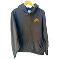 Nike SB Hoodie Mens Medium Black Sunset Graphic Skateboarding Sweatshirt
