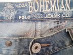 Moda Bohemian Women's Blue Jeans — brand label