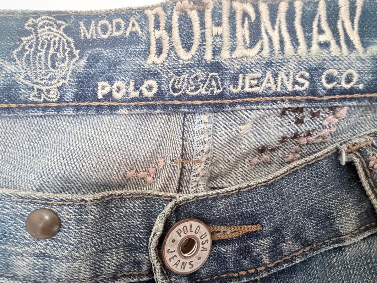 Moda Bohemian Women's Blue Jeans — brand label