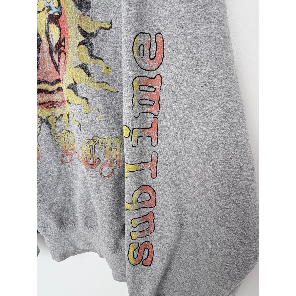 Sublime Big Meaty Sun Crewneck Sweatshirt Mens L XL Gray Graphic Pullover