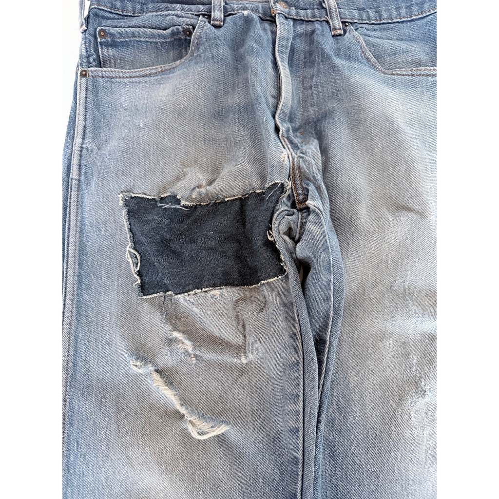 Levi Strauss 550 Jeans Mens 35x32 Blue Denim Relaxed Fit Classic Pants