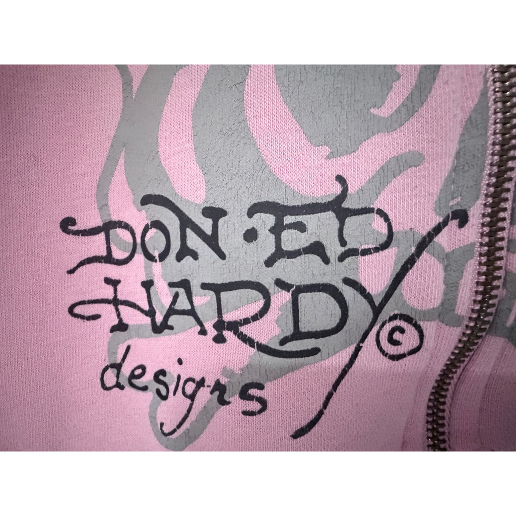Ed Hardy Love Kills Slowly Hoodie Womens M