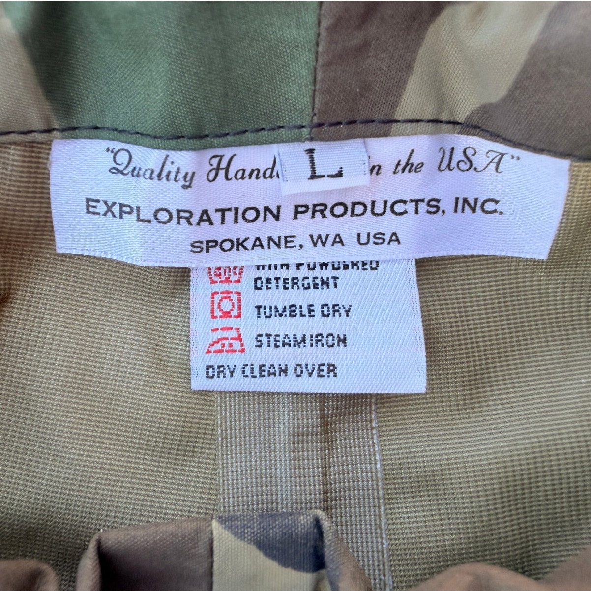 Exploration Products Camo Rain Pants Mens Large Waterproof Outdoor Hunting