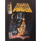 Star Wars Saga Continues Graphic T Shirt Mens 2XL Black Movie Poster Sci Fi additional view 3
