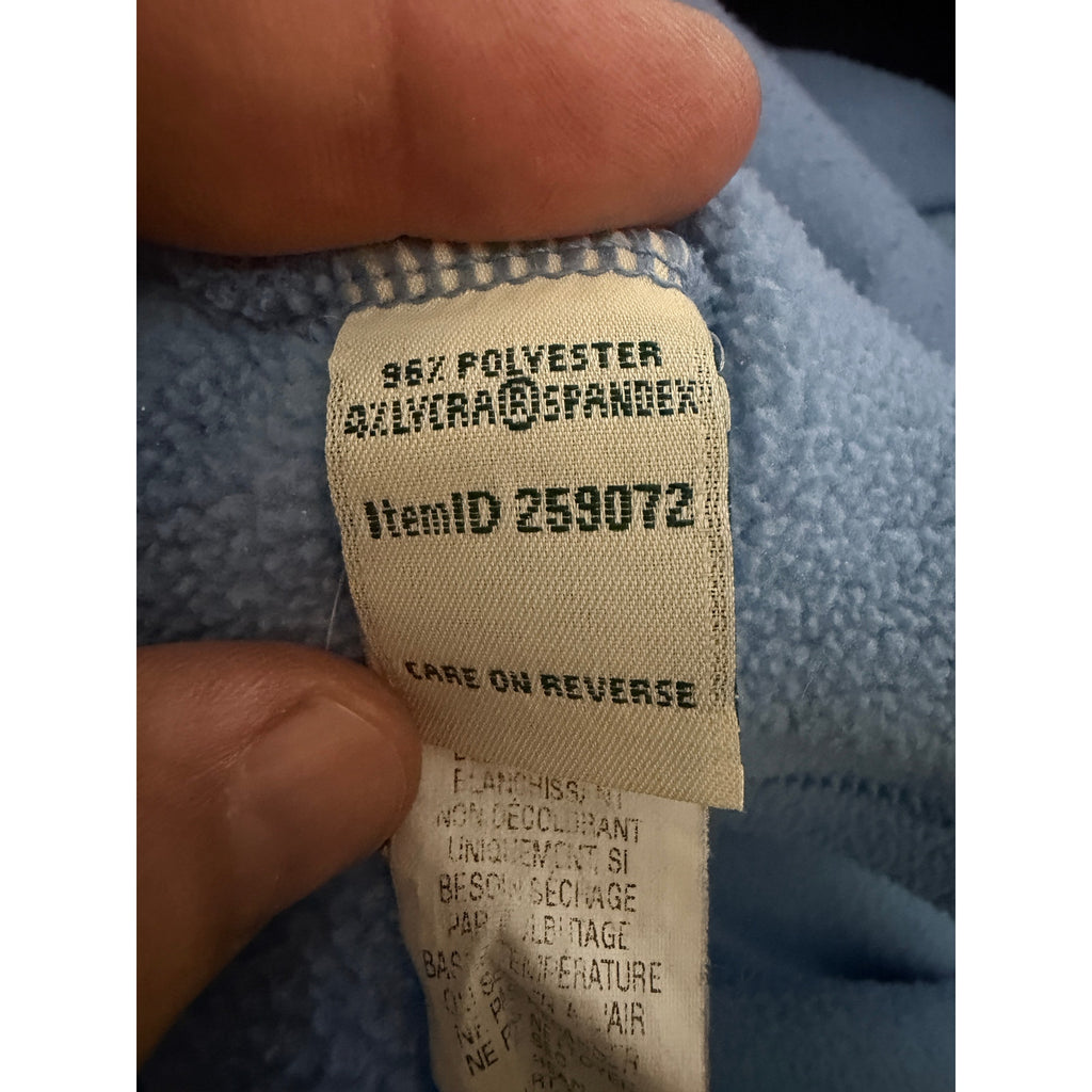 L.L.Bean Women's Blue Full Zip Fleece Jacket Medium Soft Outdoor Layer