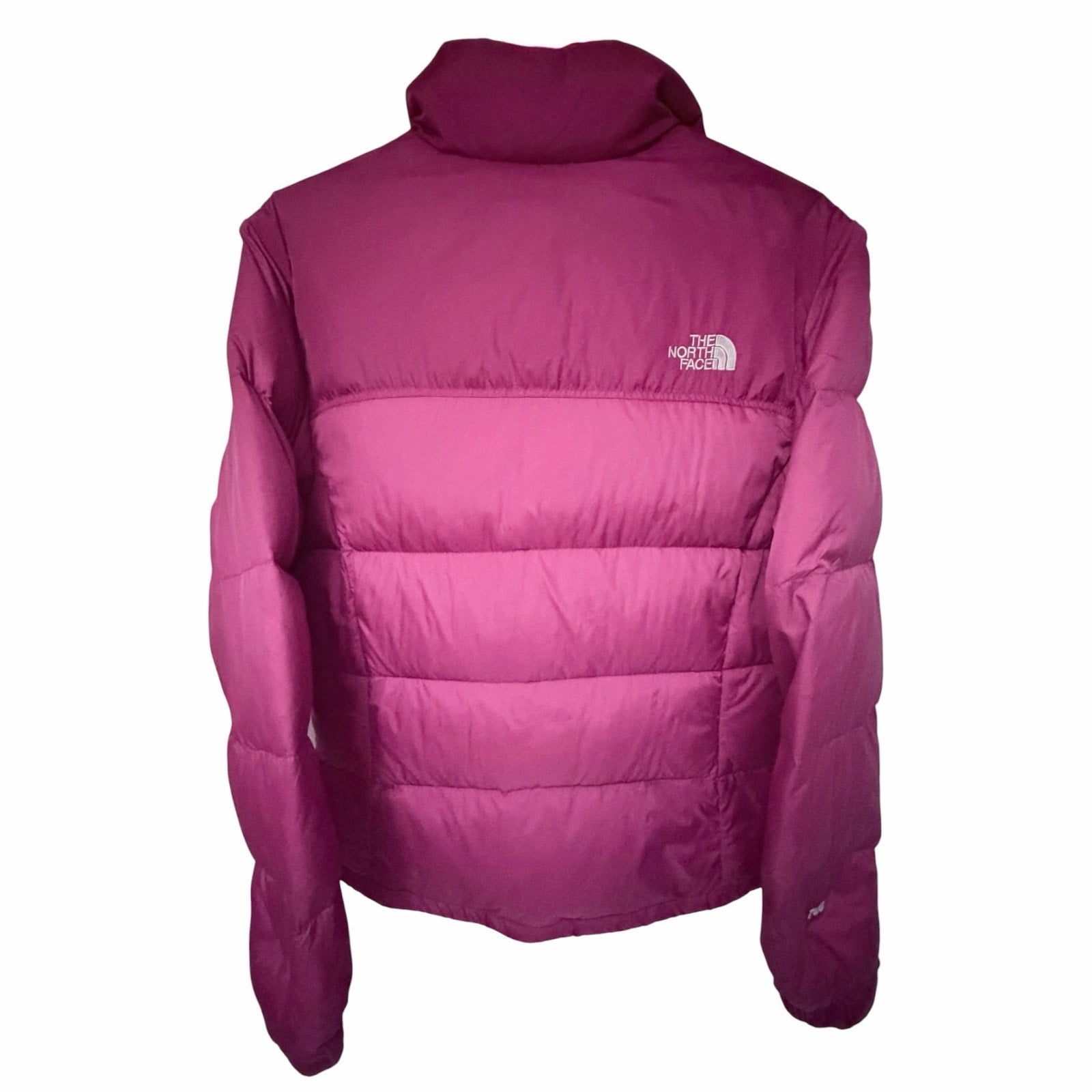 The North Face Women's Nuptse 700 Down Puffer Jacket Burgundy Large