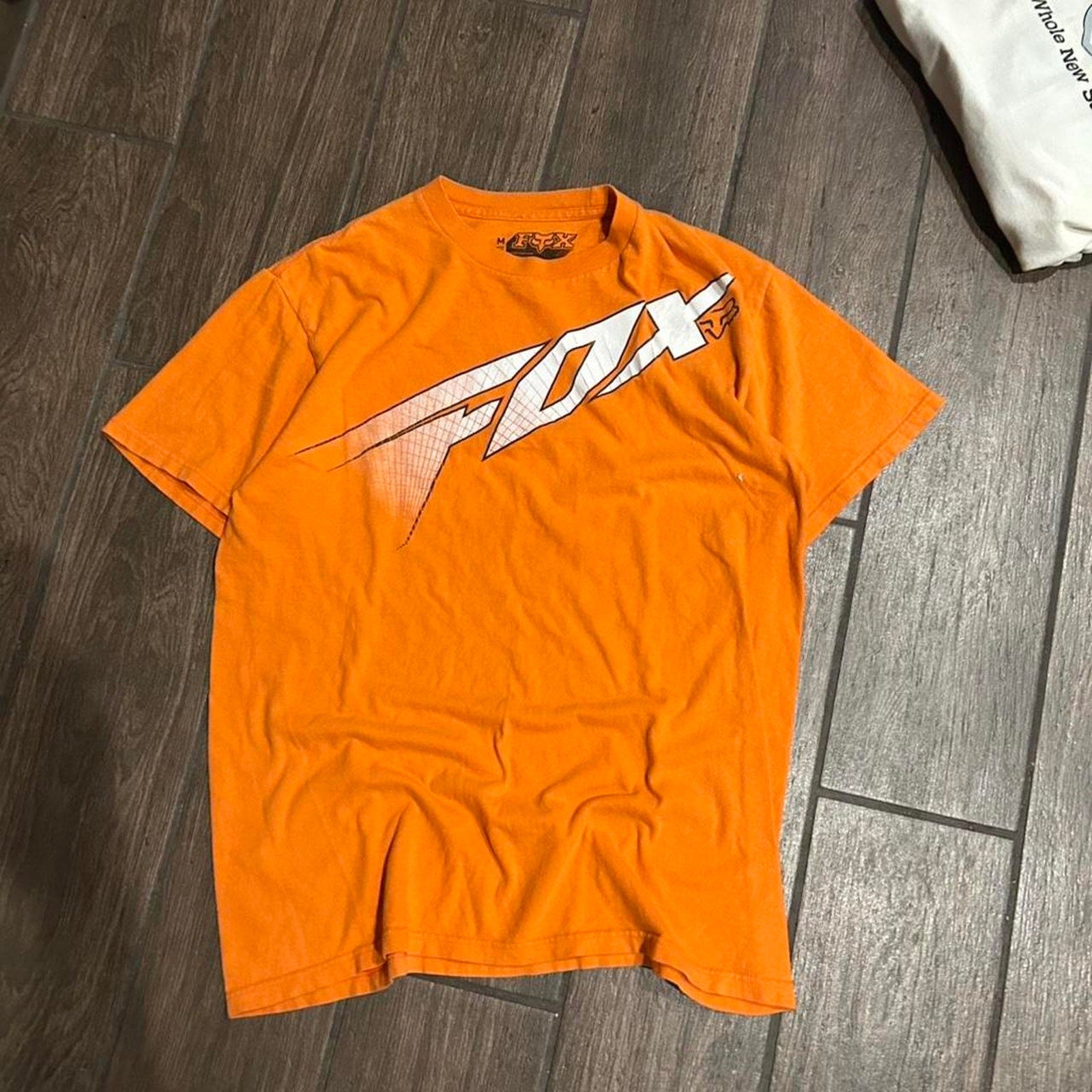 Vintage y2k orange fox t shirt Medium