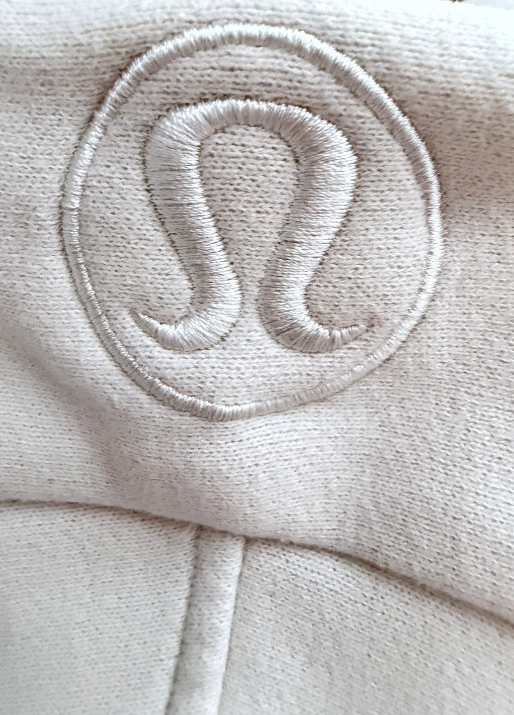 Lululemon Women's White Half-Zip Oversized Hooded Hoodie — view 3