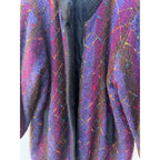 Mohair Blend Argyle Cardigan Womens Medium additional view 3
