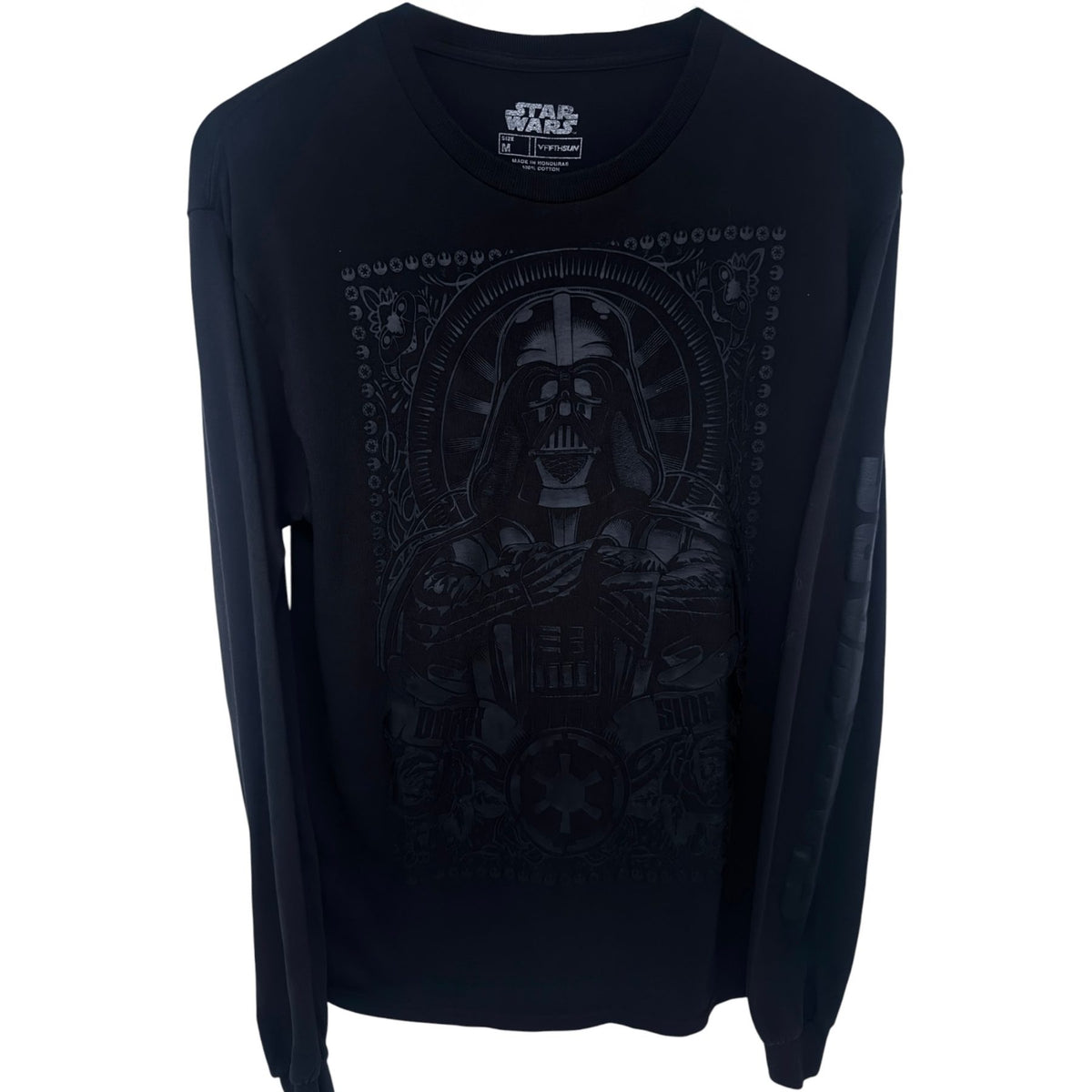Star Wars Men's Black Star Wars Crewneck T-Shirt — front view