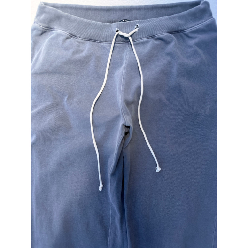 Brandy Melville Sweatpants Womens Blue Wide Leg Lounge Drawstring Casual