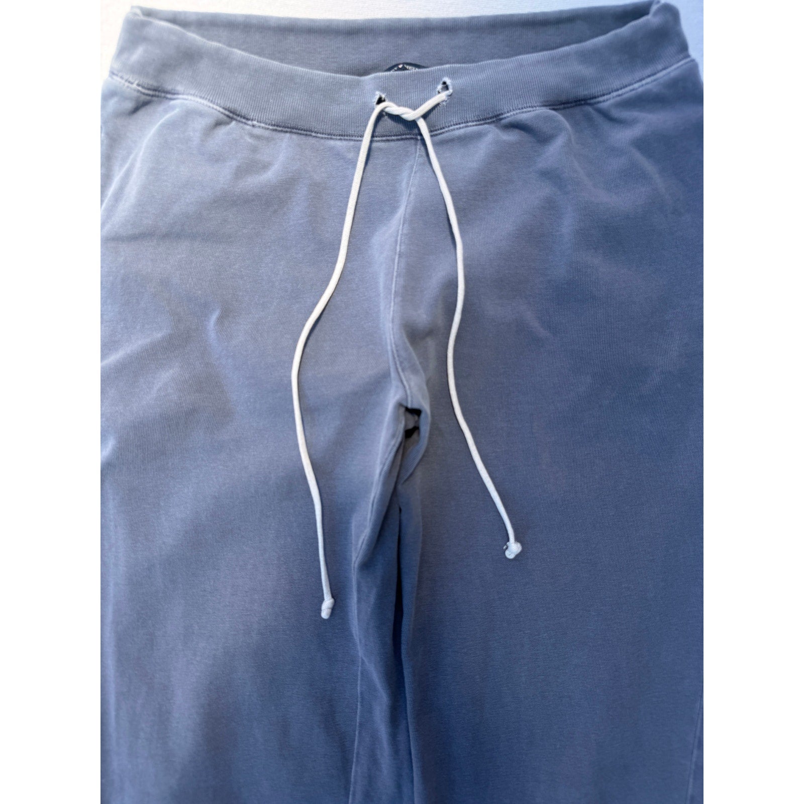 Brandy Melville Sweatpants Womens Blue Wide Leg Lounge Drawstring Casual