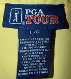 PGA TOUR Men's Blue PGA TOUR Colorblock Quarter-Zip Full-Zip Vest — brand label