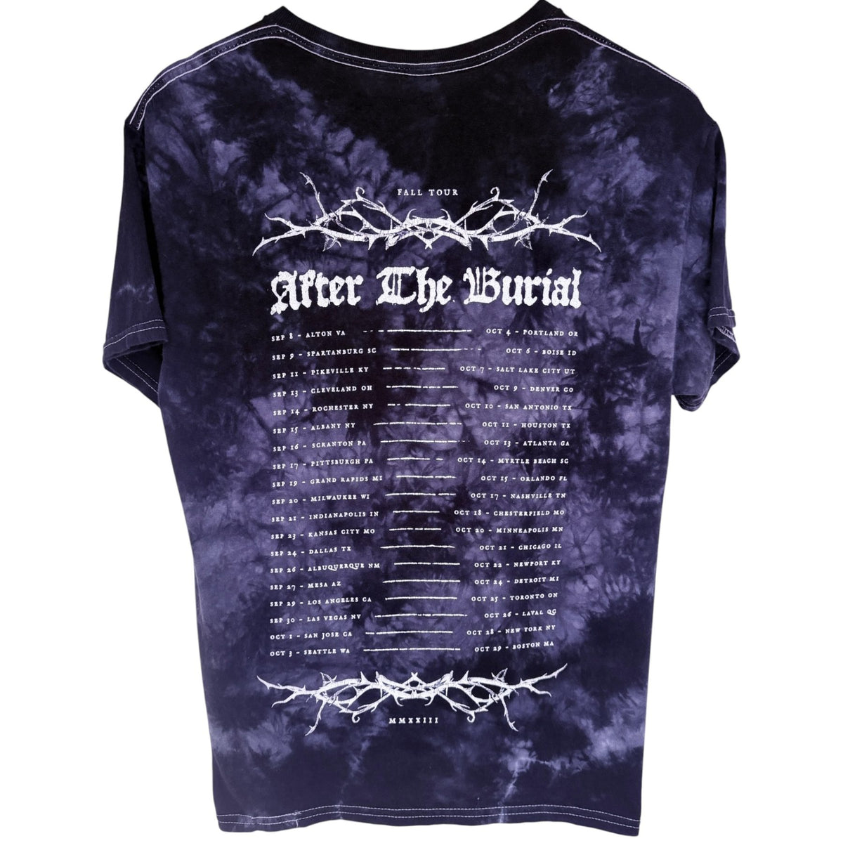 Gildan Men's Black After the Burial Heavy Cotton T-Shirt — back view